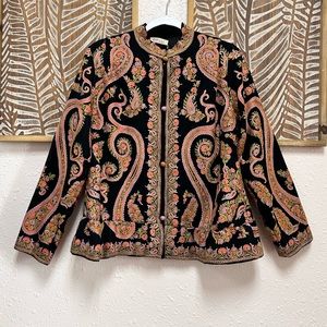 Embroidered Wool Jacket